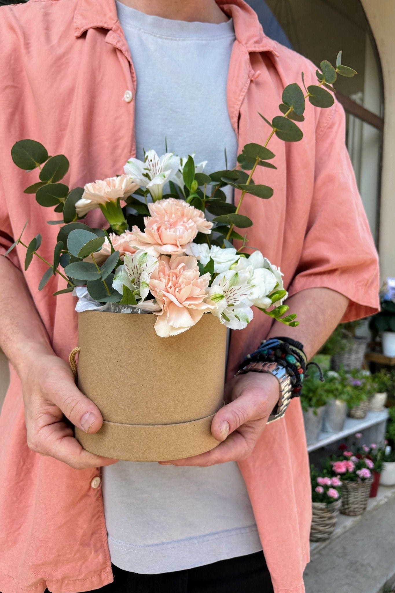 Box ronde - Goldi - Osiris Fleurs