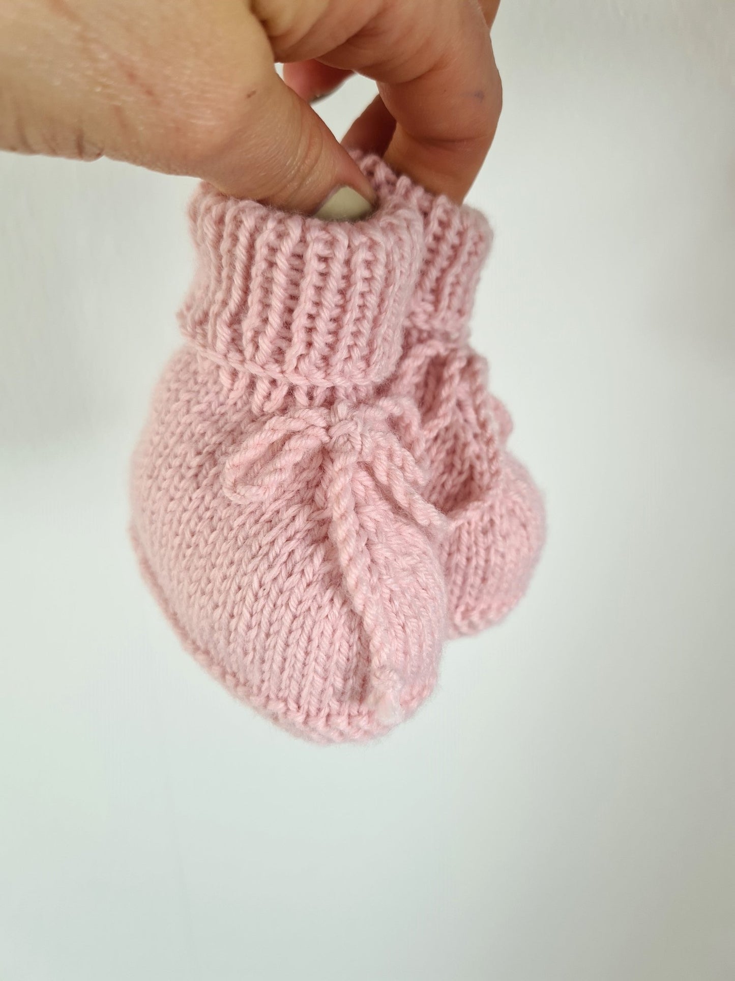Chaussons Tricot Naissance Bébé - Osiris Fleurs