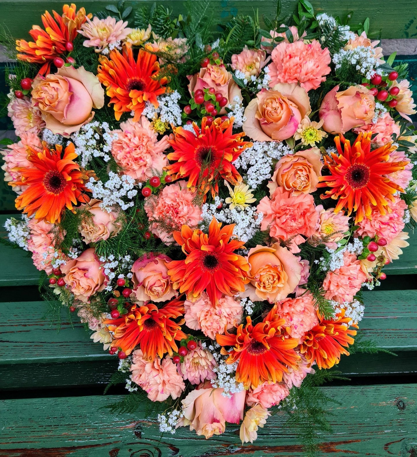 Coeur en fleurs - Osiris Fleurs