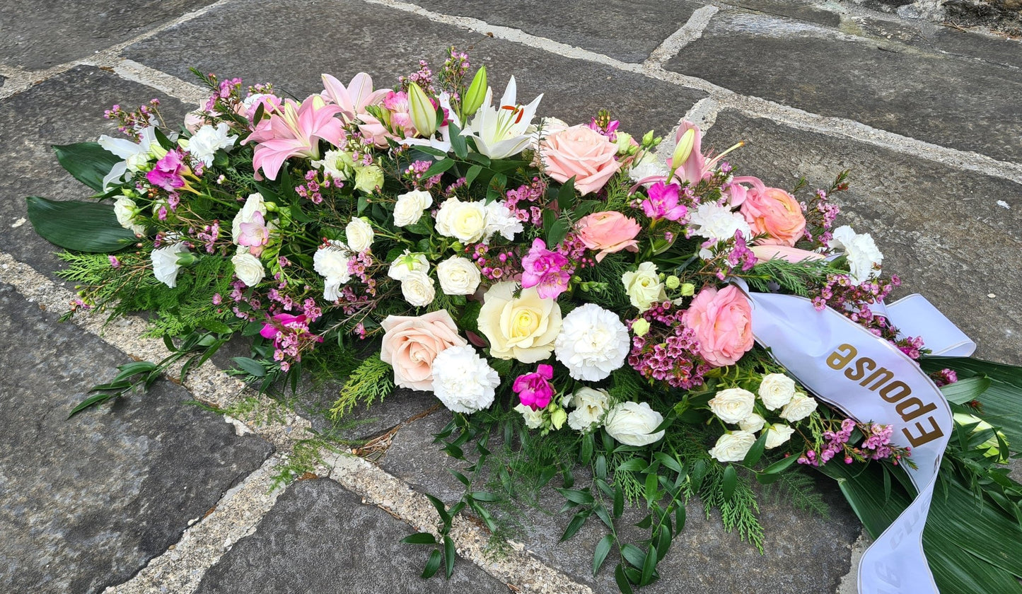 Gerbe de fleurs funéraire - Osiris Fleurs