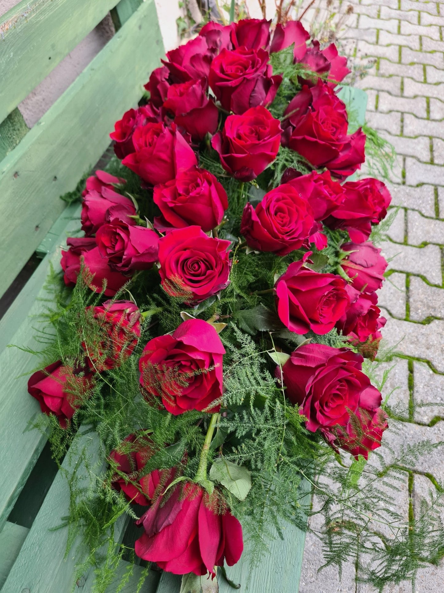 Gerbe de fleurs funéraire - Osiris Fleurs