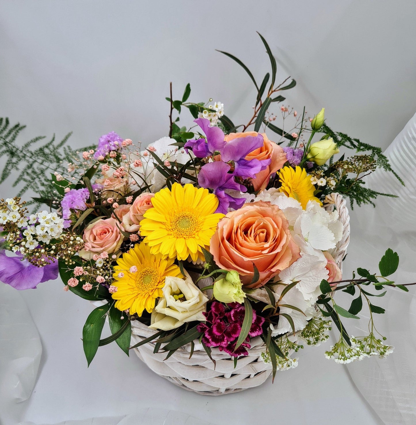 Panier de fleurs classique - Osiris Fleurs
