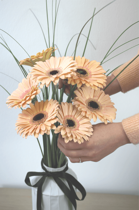 Bouquet annuel - Gerbera Pastels
