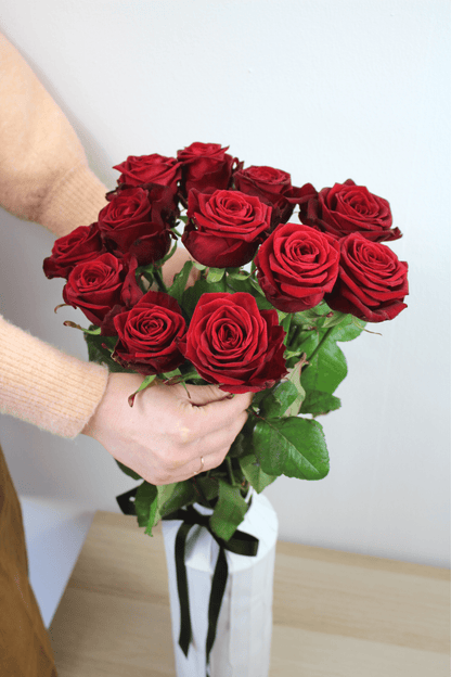 Bouquet annuel - Roses Rouges
