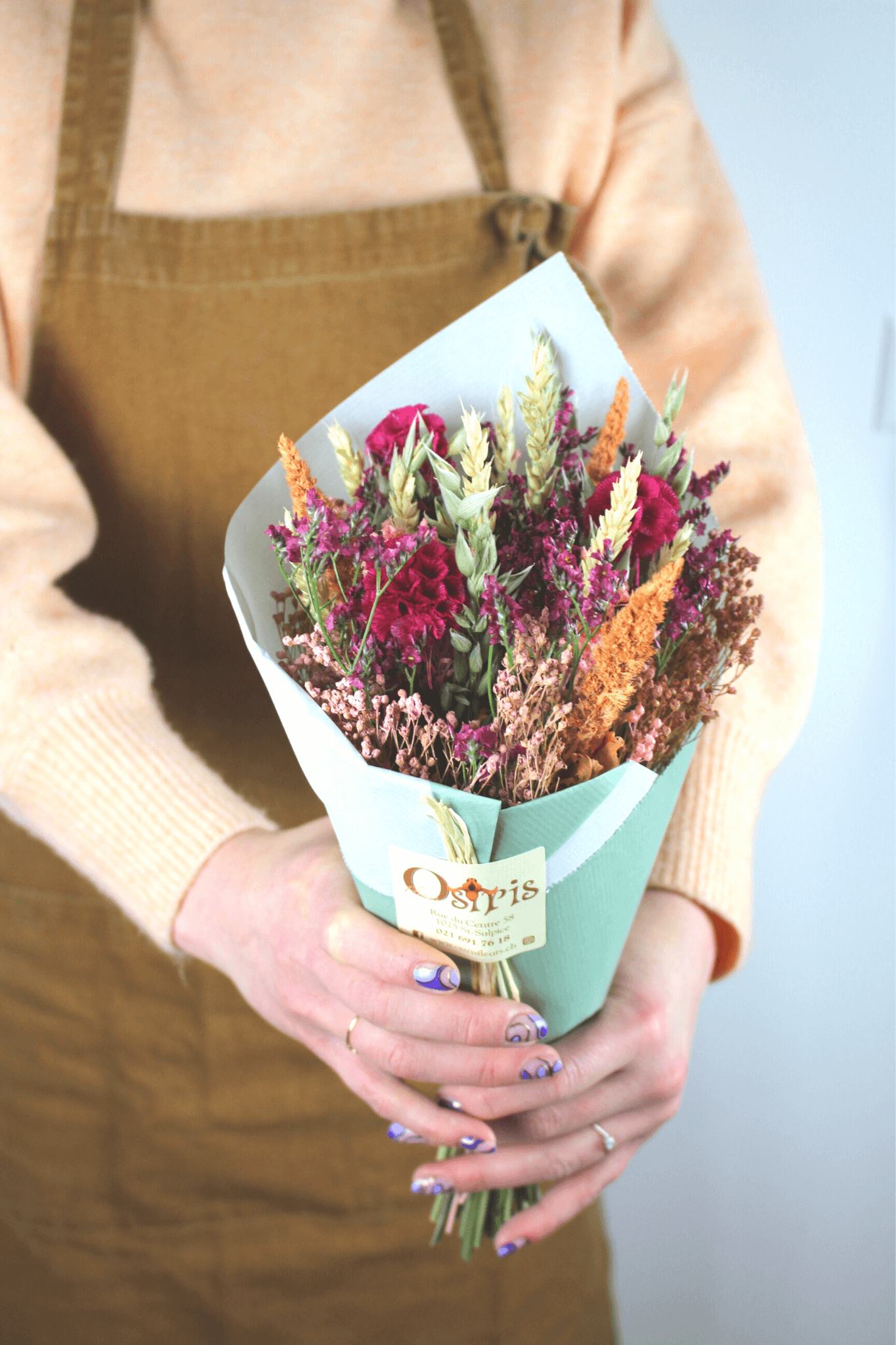 Bouquet de fleurs séchées