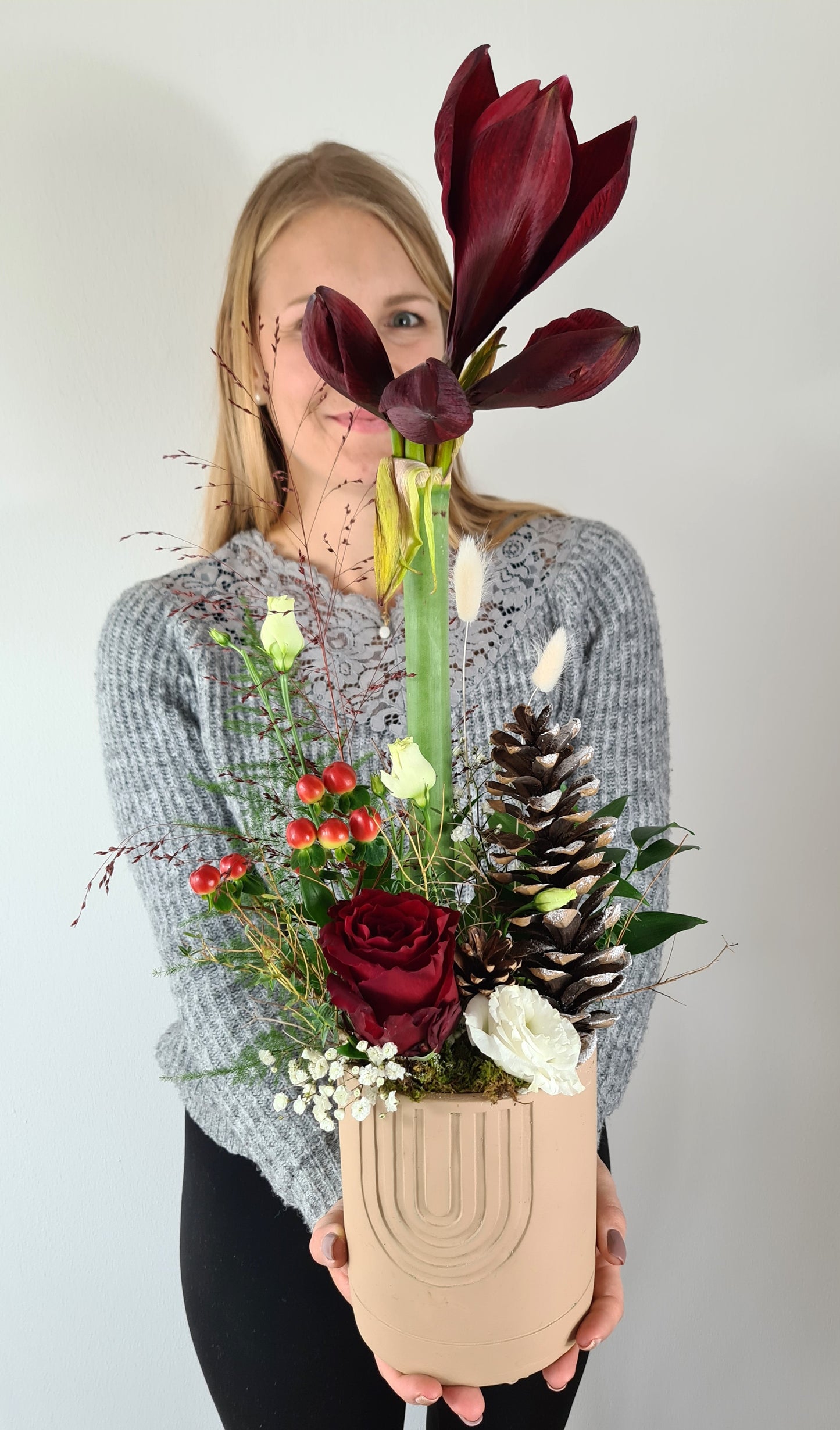 Arrangement de saison - Amaryllis