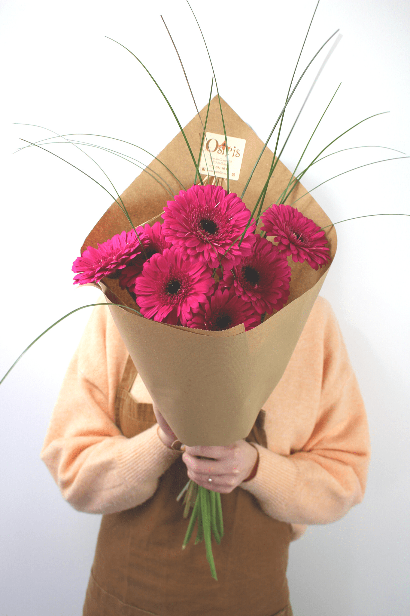 Bouquet annuel - Gerbera Colorées - Osiris Fleurs