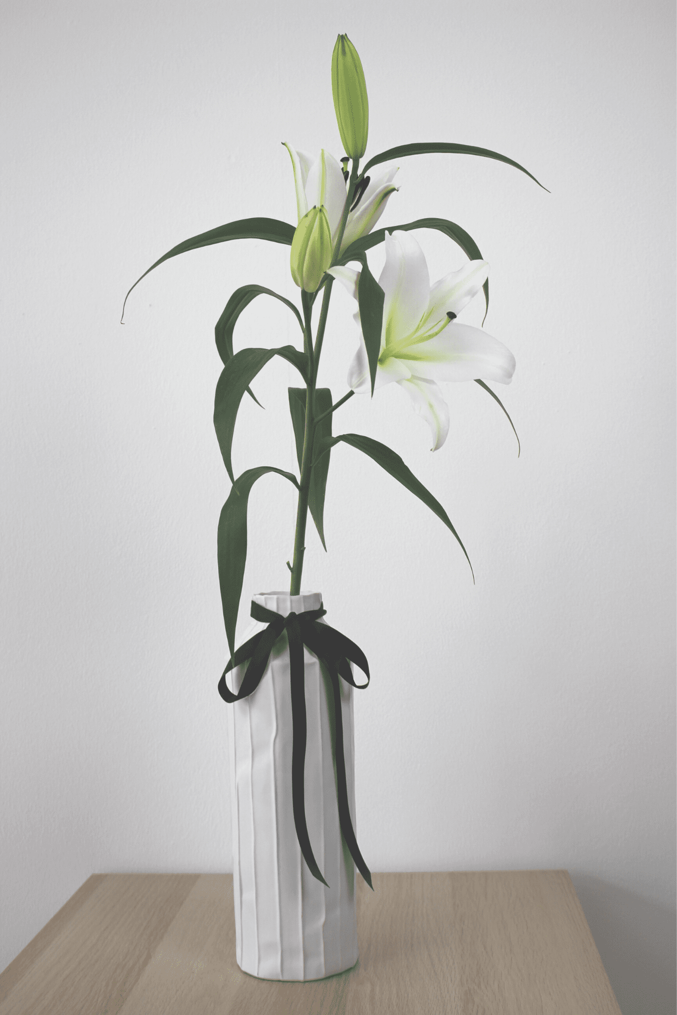 Bouquet annuel - Lys Blanc Oriental - Osiris Fleurs