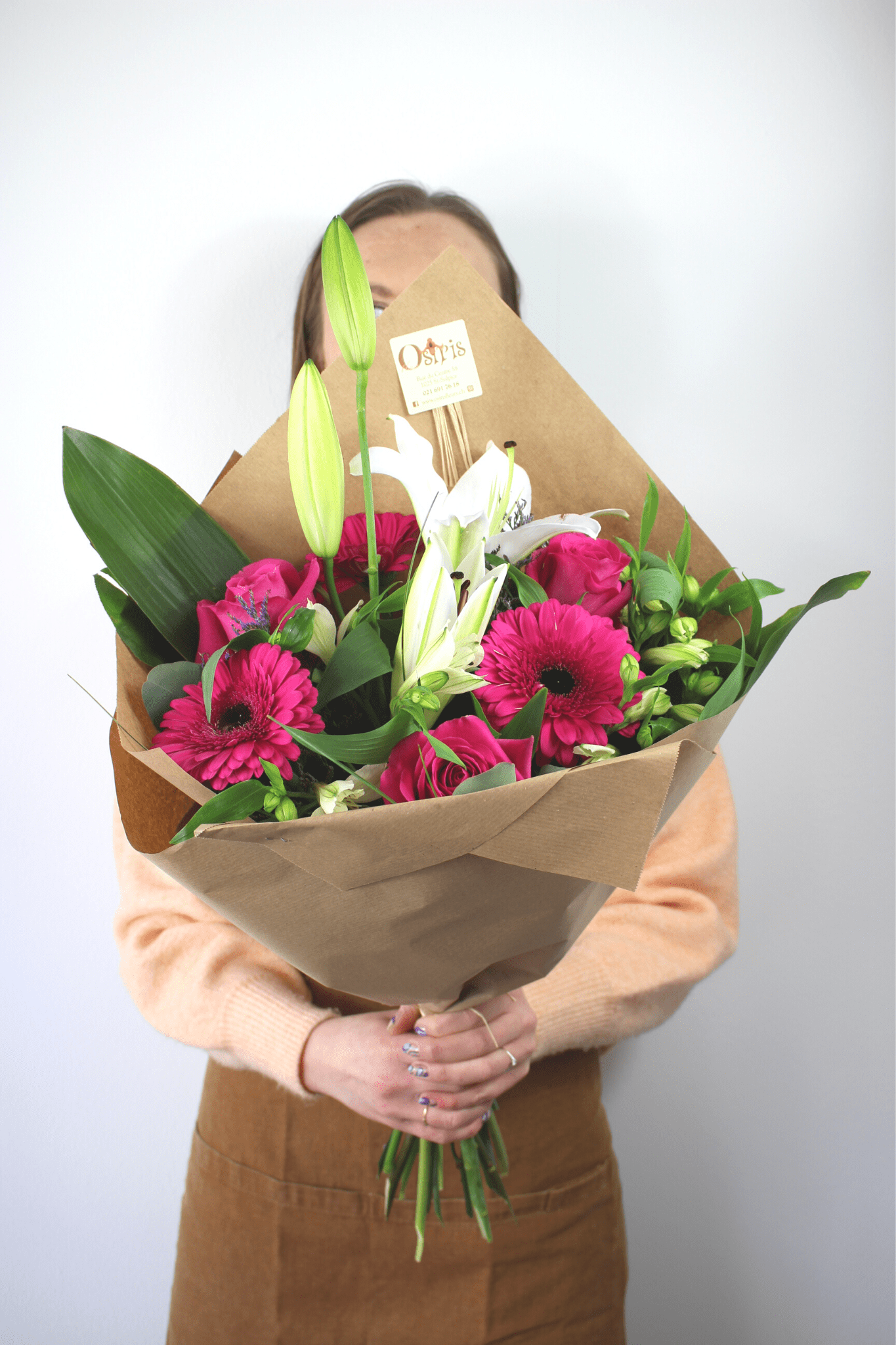 Bouquet annuel - Miss Pink - Osiris Fleurs
