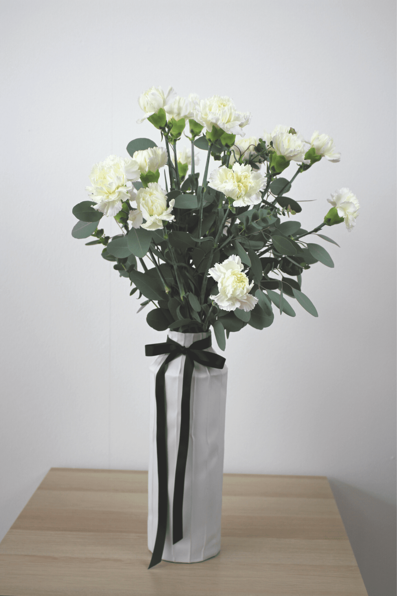 Bouquet annuel - Oeillets Blancs/Pastel - Osiris Fleurs