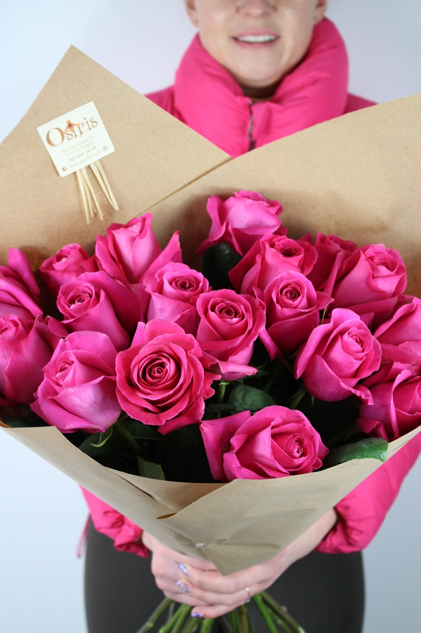 Bouquet annuel - Roses Roses - Osiris Fleurs