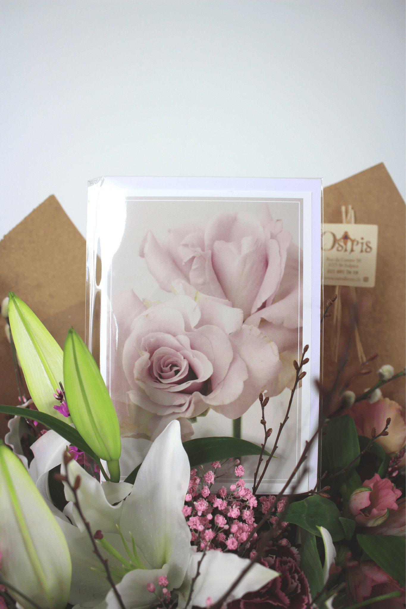 Carte personnalisée - Osiris Fleurs