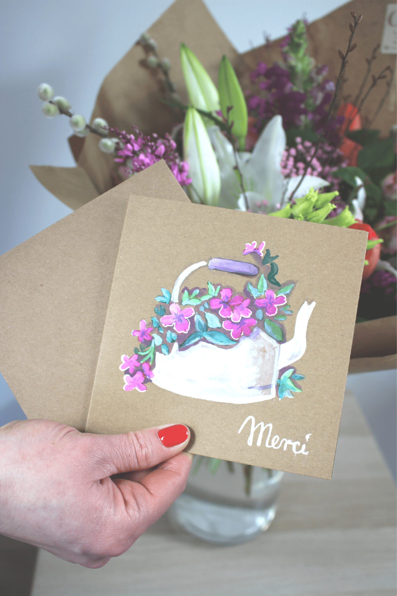 Carte personnalisée - Osiris Fleurs