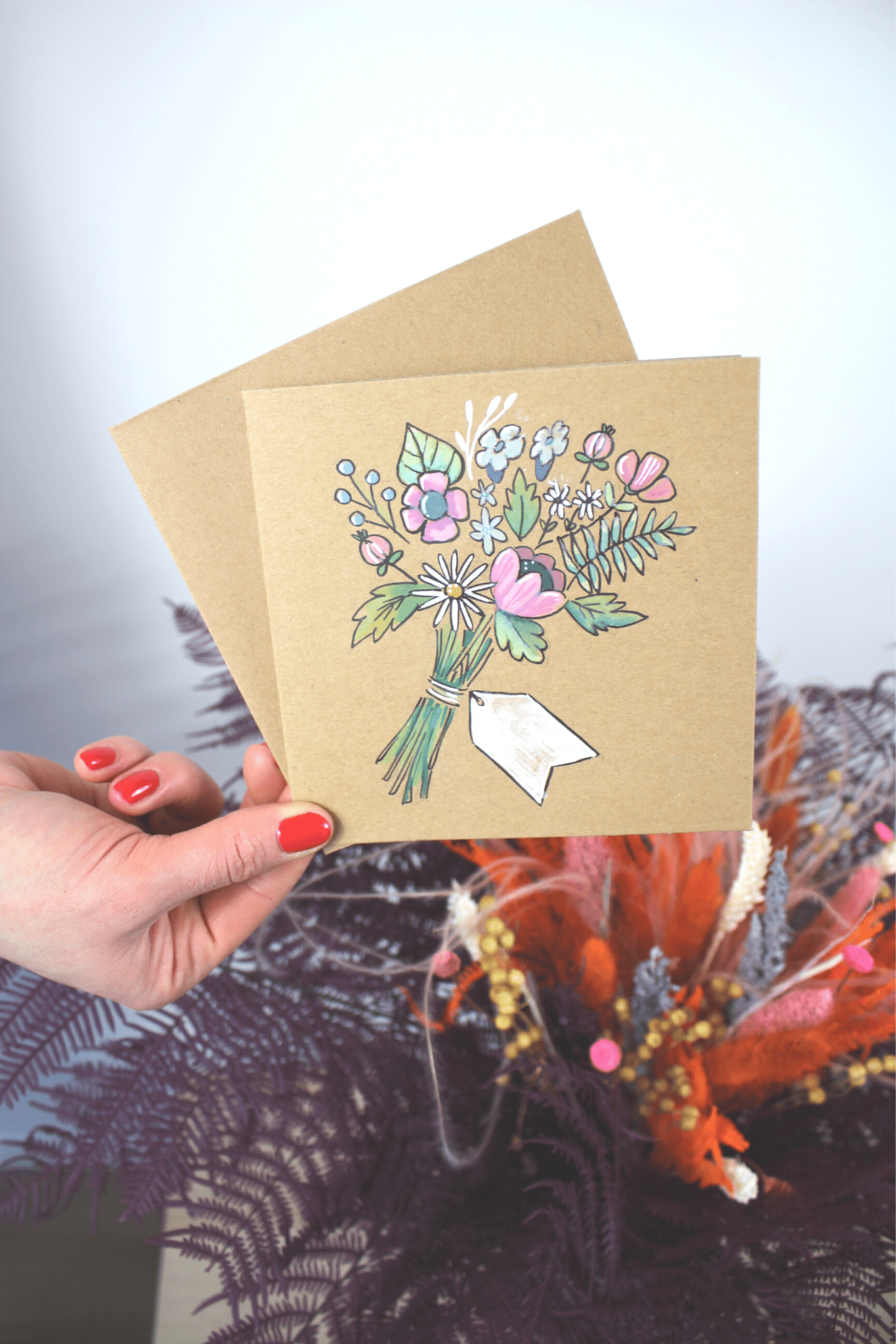 Carte personnalisée - Osiris Fleurs