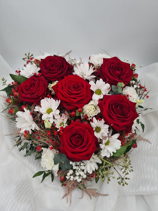 Coeur en fleurs - Osiris Fleurs