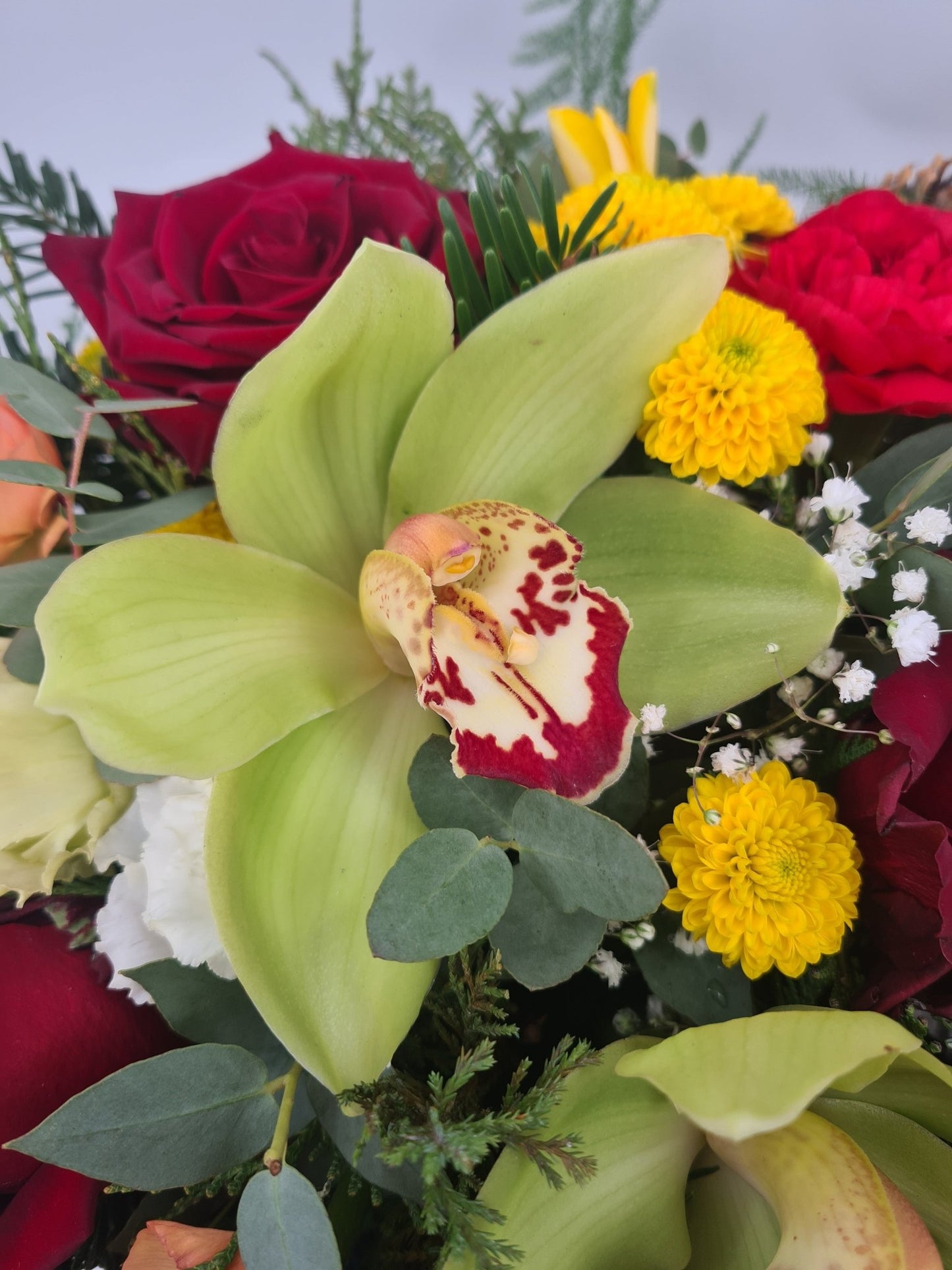 Panier de fleurs classique - Osiris Fleurs