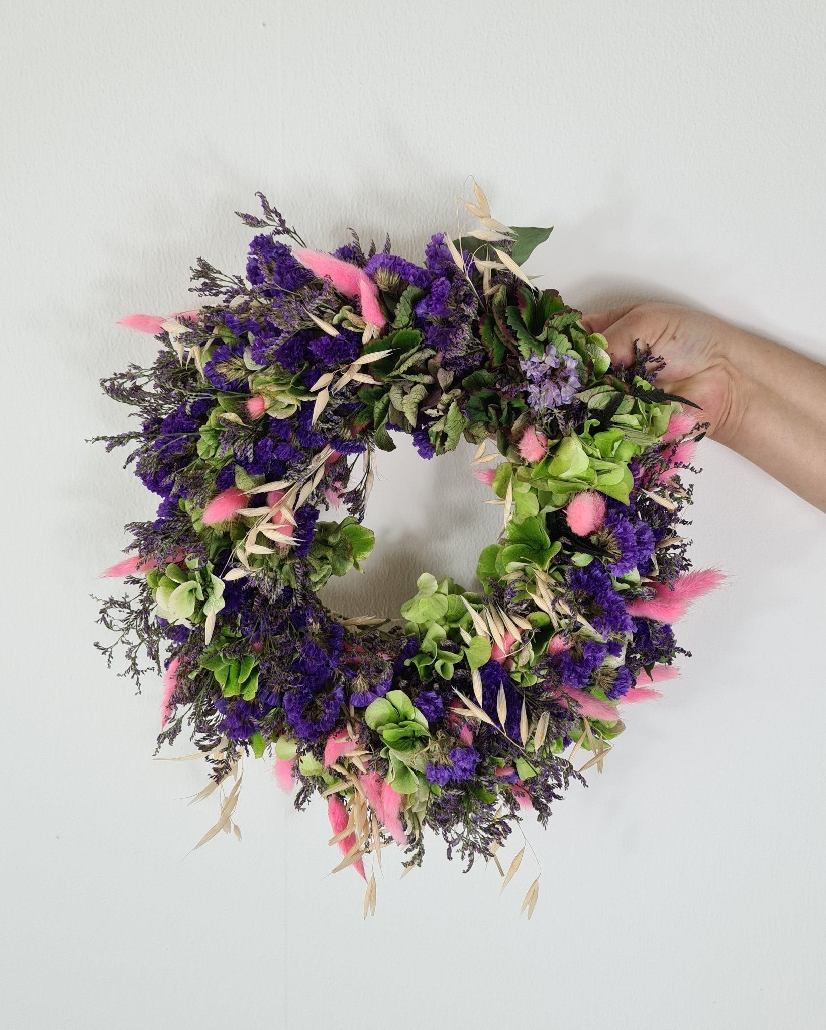 Couronnes avec fleurs sechées - Osiris Fleurs