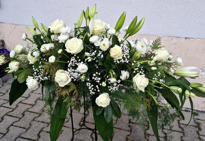 Gerbe de fleurs funéraire - Osiris Fleurs