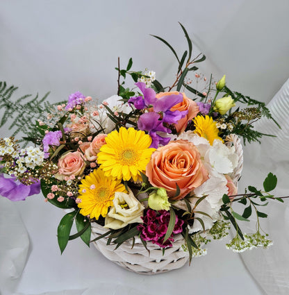 Panier de fleurs classique - Osiris Fleurs