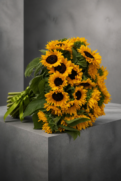 Bouquet de saison - Tournesols du pays