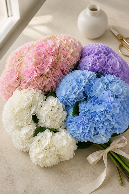 Seasonal Bouquet – Hydrangea Beauty