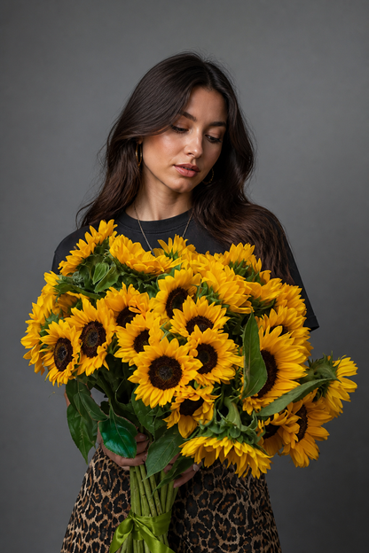 Bouquet de saison - Tournesols du pays
