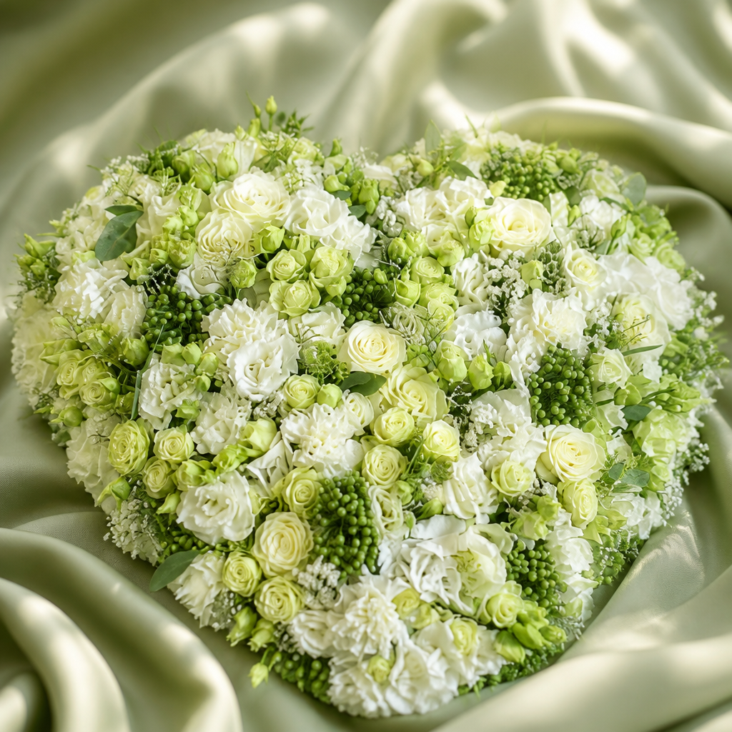 Cœur en fleurs