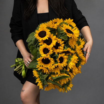 Bouquet de saison - Tournesols du pays