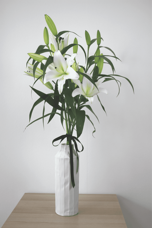Bouquet annuel - Lys Blanc Oriental - Osiris Fleurs