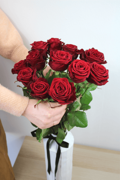 Bouquet annuel - Roses Rouges - Osiris Fleurs
