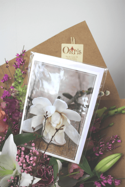 Carte personnalisée - Osiris Fleurs