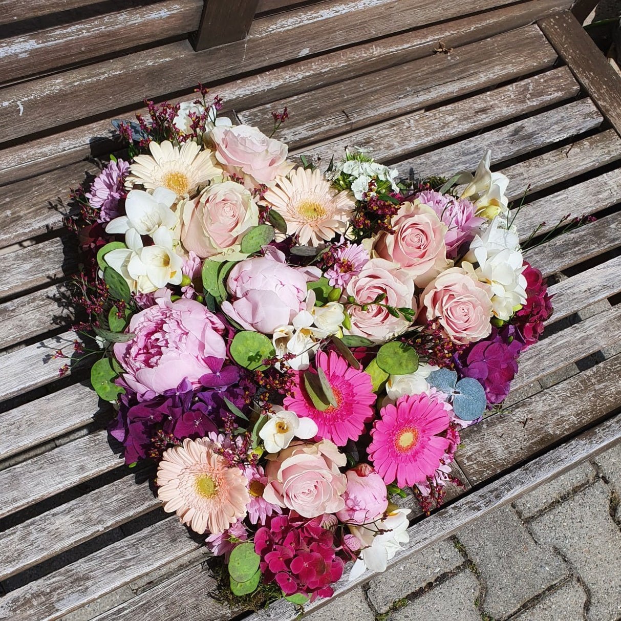 Coeur en fleurs - Osiris Fleurs